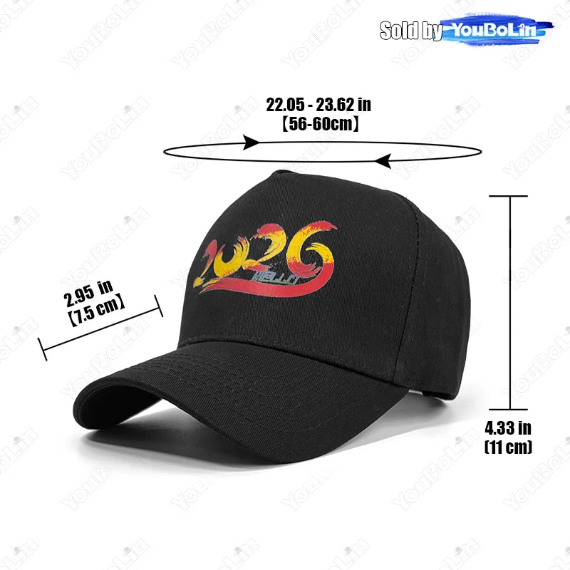 2026 Baseball Cap Casual Sport Cotton Adjustable Trucker Caps Dad Hat Sun Hats For the Olympics Super Bowl World Cup Tennis Open