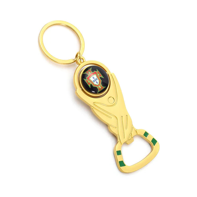 2026 US-Canada-Mexico World Cup Bottle Opener Keychain Fan Tavern World Cup Small Gifts
